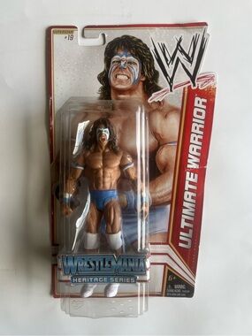 Mattel WWE Basic Series 16 WrestleMania Heritage Series #19 Ultimate Warrior Act